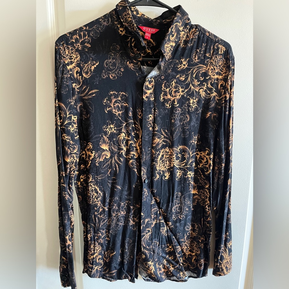 Barroco Design Dress Button Shirt